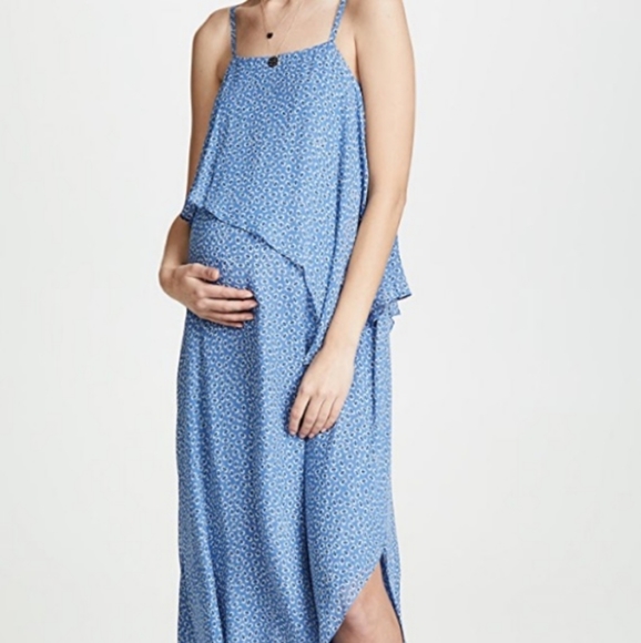 Hatch Dresses & Skirts - HATCH NWT The Savina Dress in Lapis Daisy